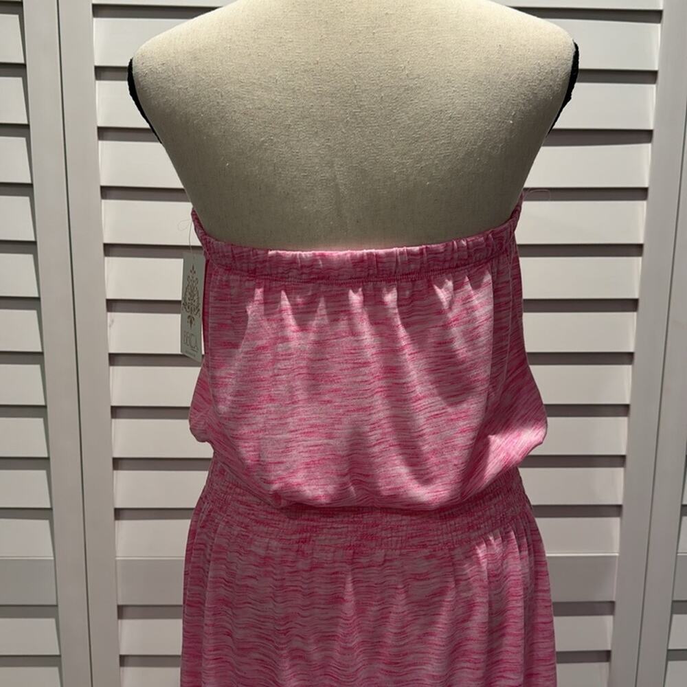 Becca NWT Strapless Beach Dress with front-side Slit in Polyester/Rayon blend. - Picture 8 of 14